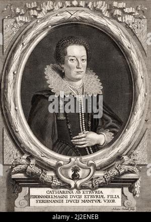 Caterina de' Medici, 1519 – 1589, nobildonna italiana, regina consorte di Francia Foto Stock