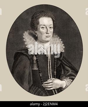 Caterina de' Medici, 1519 – 1589, nobildonna italiana, regina consorte di Francia Foto Stock