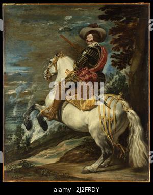 Don Gaspar de Guzmán (1587-1645), conte-duca di Olivares. Attribuito a Velázquez (Diego Rodríguez de Silva y Velázquez). CA. 1636 o versione successiva. Foto Stock