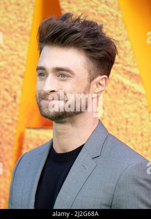 Daniel Radcliffe partecipa allo Screening Speciale britannico di 'The Lost City' a Cineworld Leicester Square il 31 marzo 2022 a Londra, Inghilterra. Foto Stock