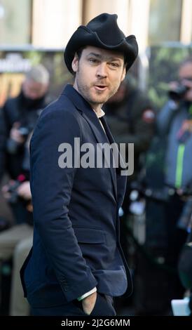 Aaron Nee partecipa allo Screening speciale britannico di "The Lost City" a Cineworld Leicester Square il 31 marzo 2022 a Londra, Inghilterra. Foto Stock