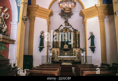 All'interno della chiesa Costa del sol Raymond Boswell Foto Stock