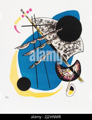 Dipinto di Wassily Kandinsky, 1920s. Kleine Welten II (1922). Foto Stock