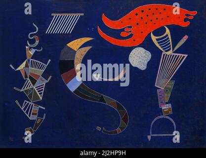 Dipinto di Wassily Kandinsky, 1940s. Bauhaus anni. La freccia (1943) Foto Stock