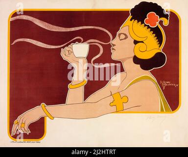 Georges Meunier, belle epoque, manifesto d’annata, Rajah poster (1897) questa era una parte del Les Maitres de l’Affiche. Foto Stock