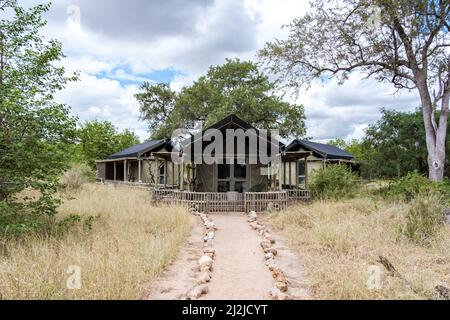 Sudafrica Kruger Febbraio 2022, un rifugio safari di lusso in Sudafrica. Foto Stock