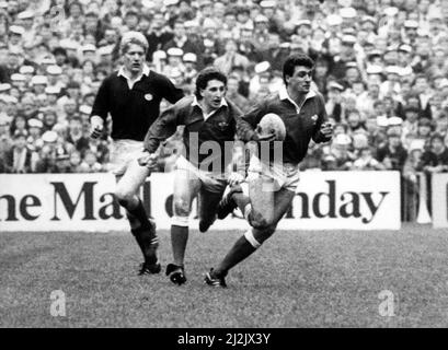 Campionato delle cinque Nazioni 1988. Galles contro Scozia, Stadio Nazionale, Cardiff. 20th febbraio 1988. Foto Stock