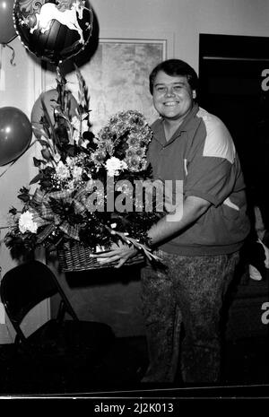 Shoot privato di Louie Anderson al concerto comico di Louie Anderson a Hollywood, 1983 Credit: Ron Wolfson / MediaPunch Foto Stock