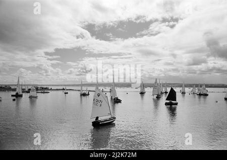 Regatta, West Kirby, Wirral Peninsula, Merseyside, 29th agosto 1988. Foto Stock