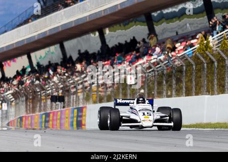 2nd aprile 2022; circuito di Barcellona-Catalunya, Spagna; Espirituu de Montjuic: Michel Baudoin (FR) guida il 821 marzo durante l'Espirituu de Montjuic sul circuito di Catalunya Foto Stock