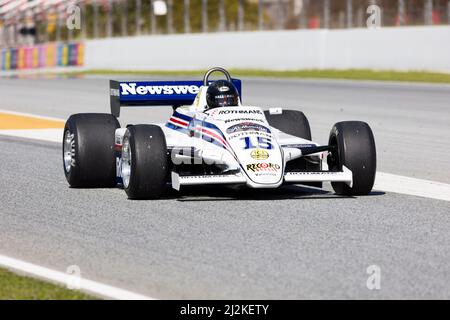 2nd aprile 2022; circuito di Barcellona-Catalunya, Spagna; Espirituu de Montjuic: Michel Baudoin (FR) guida il 821 marzo durante l'Espirituu de Montjuic sul circuito di Catalunya Foto Stock