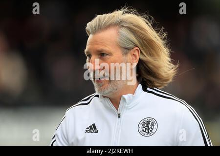 Robbie Savage Direttore del Football al Macclesfield FC Foto Stock