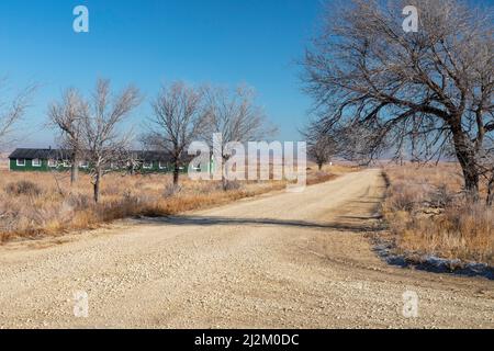 Granada, Colorado - il campo di internamento giapponese di Amache della seconda Guerra Mondiale nel Colorado sudorientale divenne parte del Servizio del Parco Nazionale, come Presidente Joe Foto Stock