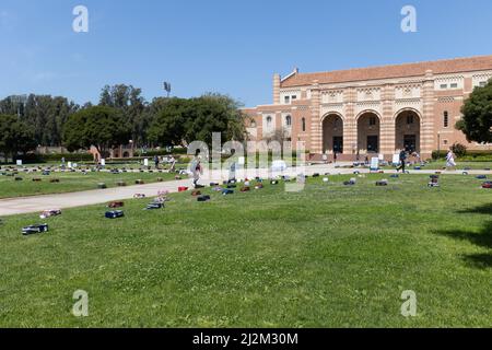 Evento di prevenzione del suicidio all'UCLA Foto Stock