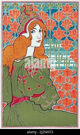 Louis Rhead - Poster Art Nouveau - Jane (1897) Foto Stock