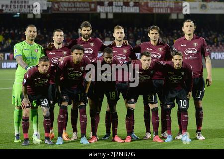 Salerno, Italia. 02nd apr 2022. L'allenamento di Salerno durante la Serie A 2021/22 tra US Salernitana 1919 e Torino Football Club all'Arechi Stadium Credit: Independent Photo Agency/Alamy Live News Foto Stock