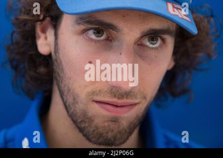 Alex RINS (Team SUZUKI ECSTAR) durante la MotoGP HJC Helmets Motorrad Grand Prix Deutschland, a Sachsenring, Germania, il 6th 2019 luglio Foto Stock