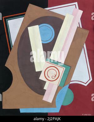 Pittura di Georges Valmier (1885-1937) Nature morte (circa 1925-1930) Foto Stock