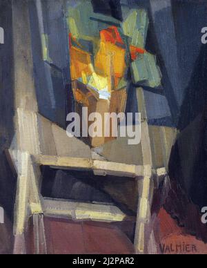 Pittura di Georges Valmier (1885-1937) natura morte sur une tavolo (1911-1912) Still life / stilleben Foto Stock