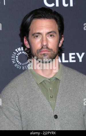 Aprile 2, 2022, Los Angeles, CA, USA: LOS ANGELES - Apr 2: Milo Ventimiglia al PaleyFEST - This is US al Dolby Theatre il 2 aprile 2022 a Los Angeles, CA (Credit Image: © Kay Blake/ZUMA Press Wire) Foto Stock