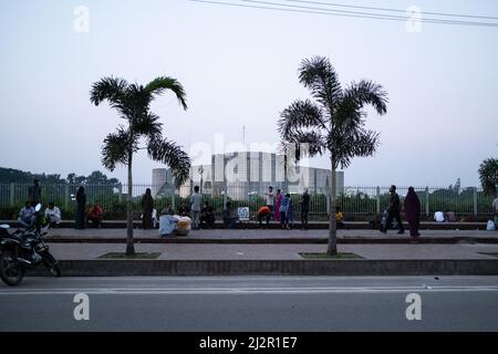 Bangladesh, Dhaka, il 2021-10-21. La vita quotidiana a Dhaka, capitale del Bangladesh. Fotografia di Martin Bertrand. Bangladesh, Dacca, le 2021-10-21. Vie qu Foto Stock