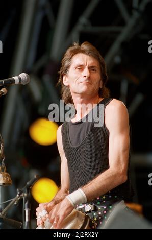 Artisti che si esibiscono al festival WOMAD di Rivermead a Reading, Berkshire, 17th luglio 1992. Foto Stock