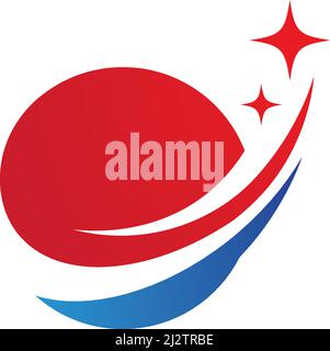 Disegno dell'icona vettoriale del modello di logo rapido Illustrazione Vettoriale