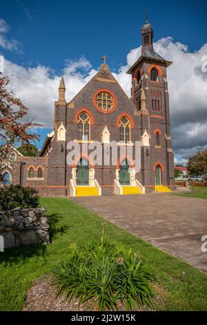 Chiesa cattolica di San Patrizio, Glen Innes. La pietra di fondazione per il primo edificio della Chiesa Cattolica a Glen Innes fu posata nel 1864 da Dean Lynch Foto Stock
