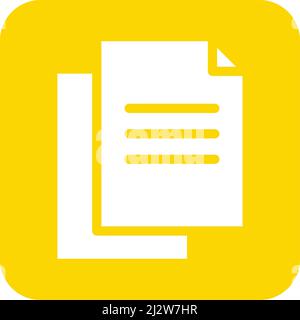 Illustrazione della progettazione di icone vettoriali su carta Illustrazione Vettoriale