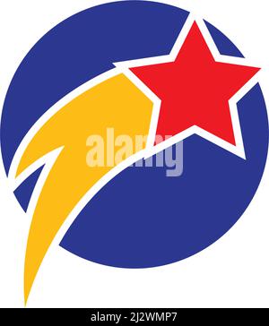 Il logo Star Modello icona vettore illustration design Illustrazione Vettoriale