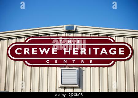 Crewe, Cheshire. Crewe Heritage Centre Foto Stock