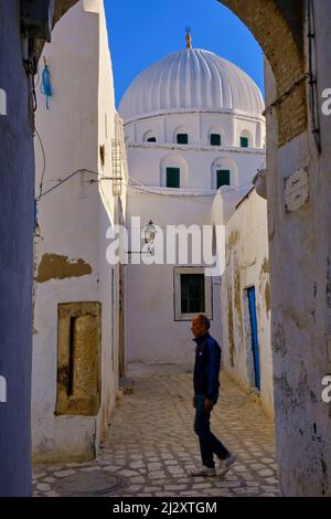 Tunisia, Kairouan, città Santa, dichiarata Patrimonio Mondiale dell'Umanità dall'UNESCO, la medina Foto Stock