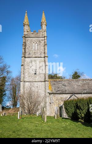 Chiesa di St Nonna, Altarnum, Devon, Regno Unito Foto Stock