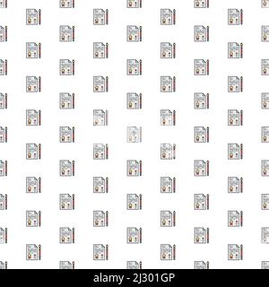 Documento legale vettoriale, accordo, modello di applicazione con varie icone. Illustrazione Vettoriale