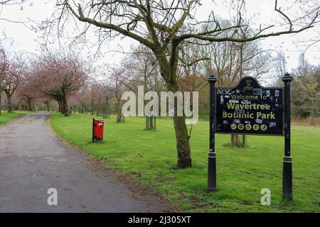 Giardini botanici di Wavertree Foto Stock