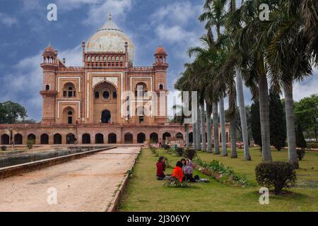 New Delhi, India. Tomba di Safdarjang, costruita 1753-54. Foto Stock