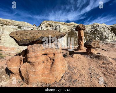 I Toadsgools vicino a Kanab Utah Foto Stock
