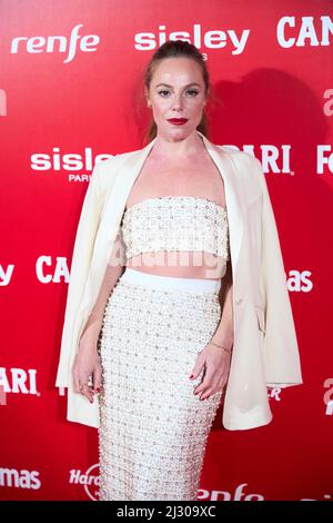 4 aprile 2022, Madrid, Madrid, Spagna: Silvia Marty partecipa ai premi â'Fotogramas de Plata' - Red Carpet al Teatro Eslava il 4 aprile 2022 a Madrid, Spagna (Credit Image: © Jack Abuin/ZUMA Press Wire) Foto Stock