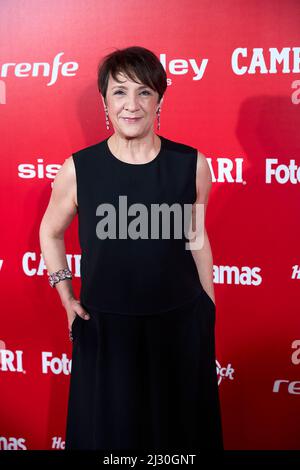 4 aprile 2022, Madrid, Madrid, Spagna: Blanca Portillo partecipa ai premi â€™Fotogramas de Plata' - Red Carpet al Teatro Eslava il 4 aprile 2022 a Madrid, Spagna (Credit Image: © Jack Abuin/ZUMA Press Wire) Foto Stock