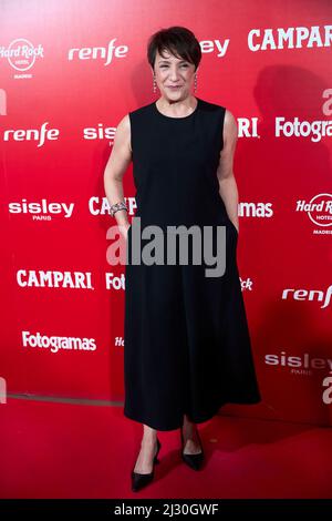 4 aprile 2022, Madrid, Madrid, Spagna: Blanca Portillo partecipa ai premi â€™Fotogramas de Plata' - Red Carpet al Teatro Eslava il 4 aprile 2022 a Madrid, Spagna (Credit Image: © Jack Abuin/ZUMA Press Wire) Foto Stock