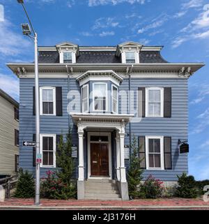 SALEM, USA - SEP 14, 2017: Vecchia casa vittoriana a Salem, Massachusetts, USA Foto Stock