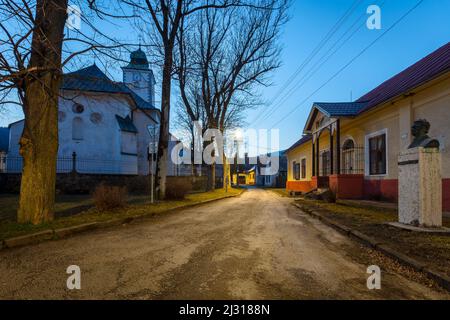 Chiesa e Sala commemorativa di Zniev nel villaggio di Klastor pod Znievom, Slovacchia. Foto Stock