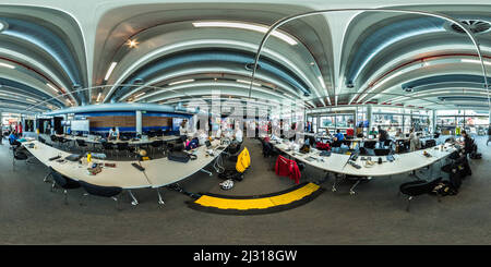 Visualizzazione panoramica a 360 gradi di Media Center - Volvo Ocean Race 2015 Auckland stopover - Nuova Zelanda