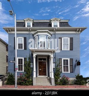 SALEM, USA - SEP 14, 2017: Vecchia casa vittoriana a Salem, Massachusetts, USA Foto Stock