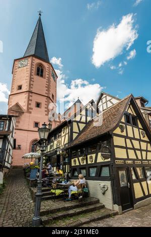 Ristorante Elefantenhaus, Michelstadt, Odenwald, Assia, Germania Foto Stock