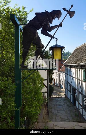 Città vecchia, Essen-Kettwig, Ruhr, Renania settentrionale-Vestfalia, Germania Foto Stock