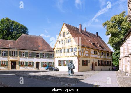 Weissenburg in Baviera; Martin-Luther-Platz, Old Latin School, Mesnerhaus Foto Stock