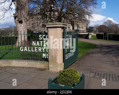 Ingresso alla Scottish National Gallery of Modern Art Two, Edimburgo, Scozia, Regno Unito Foto Stock