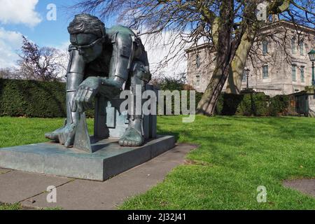 Eduardo Paolozzi Maestro della scultura dell'Universo alla Scottish National Gallery of Modern Art di Edimburgo, Scozia, Regno Unito Foto Stock