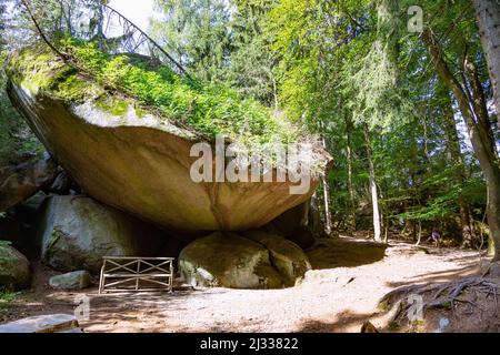 Labirinto di roccia Luisenburg; Wunsiedel Foto Stock